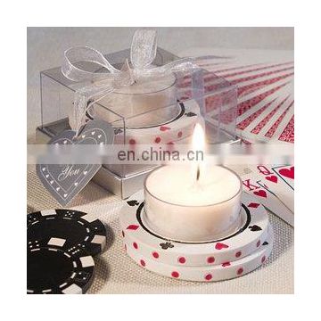 Poker Chip Design Candle Favor