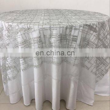 fancy adhesive rental casino table cloth christmas