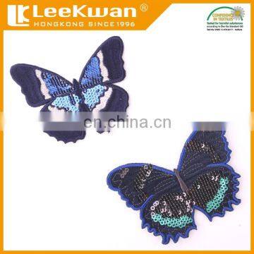 Sequin Butterfly Embroidery Patches Design for Blouses