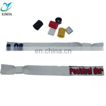 cheaper customized festival fabric wristbands