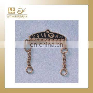 metal plate for engraved logo jewelry