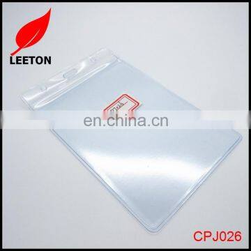Good Quality Plastic PVC Zip Lock ID Card Badge Holder photo-4