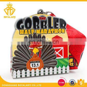 Factory Price Custom Turkey Trot Sport Medal for Thanksgiving Day photo-2