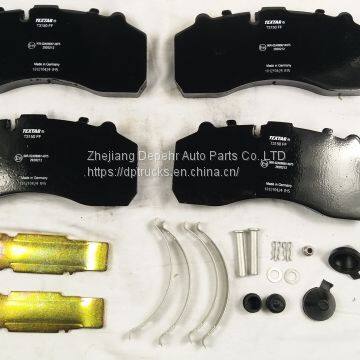 Heavy Duty European Tractor Brake System Brake Disc Truck Kinds of Brake Pads WVA29087 WVA29162 photo-2