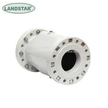 Aluminum Alloy Housing Flange Pneumatic Rubber Pinch Valve