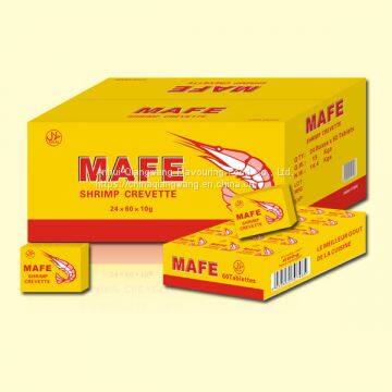 Instant Shrimp Bouillon Mafe 10g Halal Bouillon Seasoning Cube photo-3