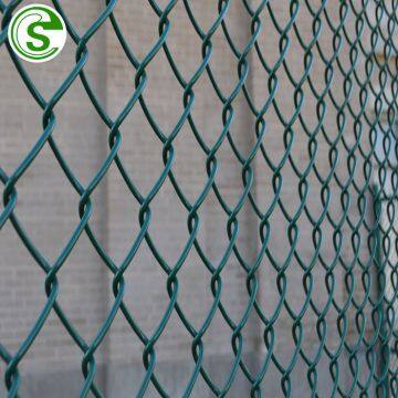 Farm chain link fencing in kenya galvanized iron high hardness hot galvanizing diamond chain mesh