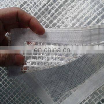 clear mesh patio tarpaulin, covering HDPE mesh tarp, various usage greenhouse tarpaulin