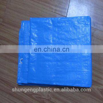 Waterproof blue plastic PE tarpaulin sheet for cover use