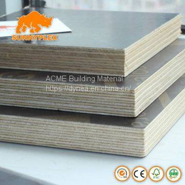 4*8 melamine glue film faced shuttering plywood for construction
