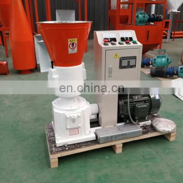 AMEC high quality poultry feed machine price/Flat die granulator for sales