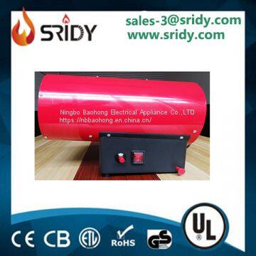 10kW/34,000BTU Gas Space Heater Heavy Duty Industrial LPG Propane Gas Electric Assisted Fan Heater for Workshop Warehouse Garage Shed Farm photo-5