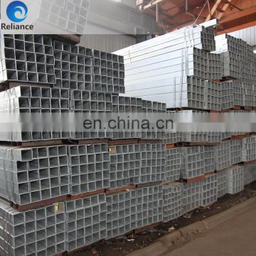 With PVS caps galvanized steel pipe square