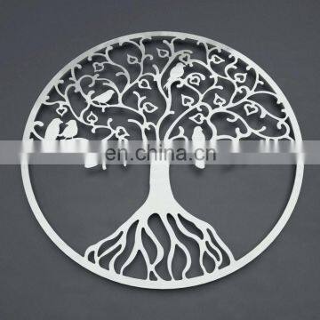 Stainless Steel Tree of Life Metal Wall Art Large Tree Wall Decor