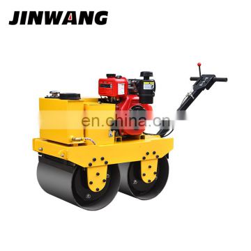 Hand-held 450mm double drum vibratory roller compactor machine road roller