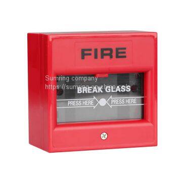 Fire Alarm Button Fire Alarm Glass Break Switch for Normally Closed Evacuation Door Control Alarm System photo-3