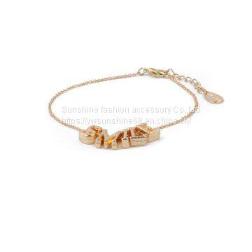 Chain HC06-12388  wholesale bangle cuff set  cubic zirconia bracelets