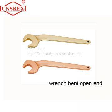 non-sparking safety tools wrench bent open end Aluminum bronze 24mm