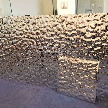 304 Stainless Steel Big and Small Water Ripple Metal Sheet