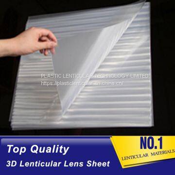 Promotional Price UV Curing Process Lenticular 100 LPI Resin PET Lens Plastic Flip 3D Lenticular Sheet factory Canada