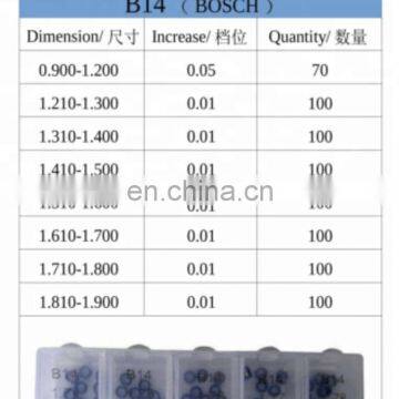 B14 injector shim adjusting  gasket 115