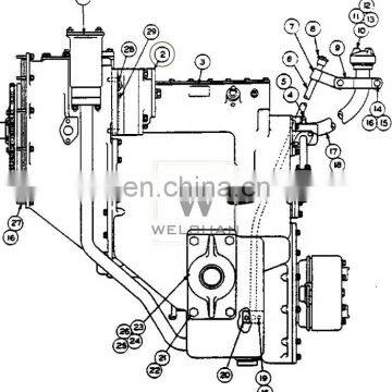 Hydraulic Gear Pump Assy 7S4629 Loader Oil Gear pump 950 Transmissiong Pump Group