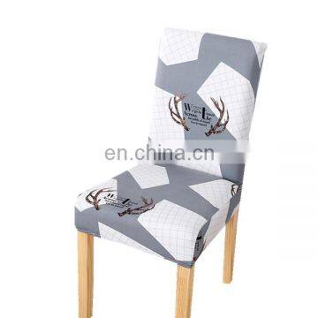 100% Polyester Super Stretch Printed Colorful Chair Cover photo-2