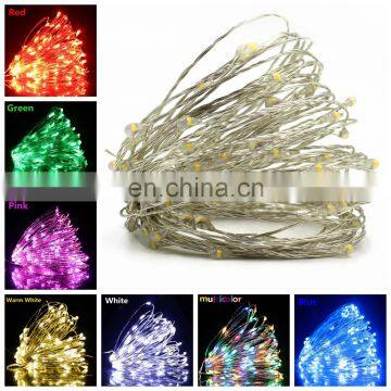 Led Copper Silver Wire String Light 2m Battery Operated Fairy Lights photo-7