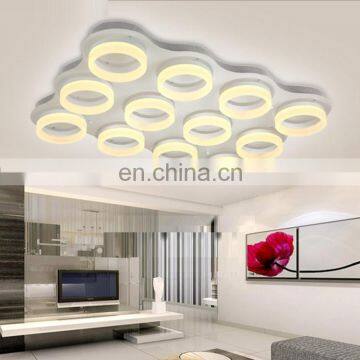 Modern style indoor lighting fixture acrylic ceiling lamps professional factory from Zhongshan