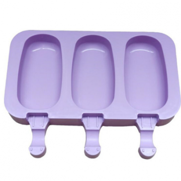 New Silicone Ice Cream Mold Popsicle Molds Ice Cube Tray DIY Homemade Cartoon Ice Cream Popsicle Ice Pop Maker Mould With Stick photo-3