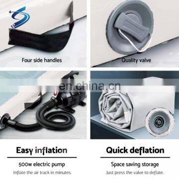 Yoga Home Gymnastics Exercise Training Air Track Roller Cylinder Cheap Prices Black Gymnastics Fitness DWF Inflatable Air Barrel photo-3