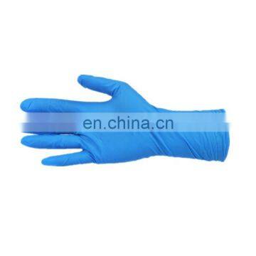 Disposable Powder Free Household Examination Blue Nitrile Gloves