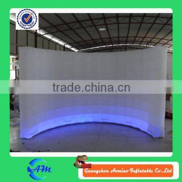 Can be customized hot sale attractive durable white inflatable wall