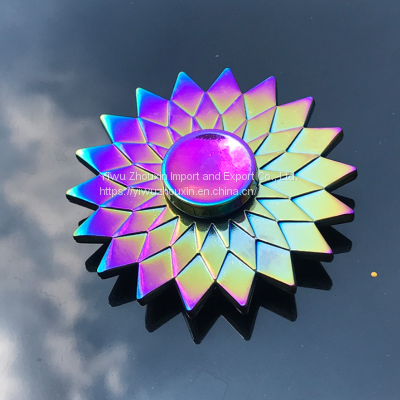 Zinc Alloy Decompression Colorful Finger Gyroscope photo-5