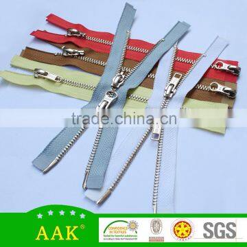 #5 Light gold teeth double slider open end luxury zippers