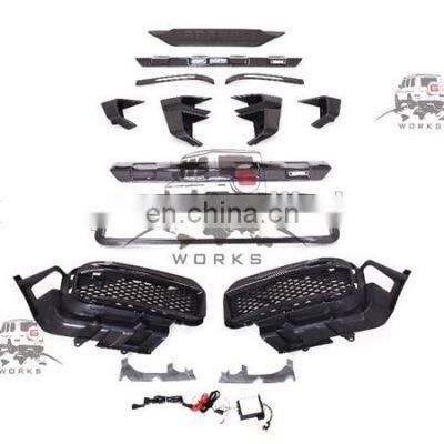 G Class W464 W463A B900 Body Kit Dry Carbon With Light Cover Front Grille Frame Fender Vents Car Parts OF G W464 W463A