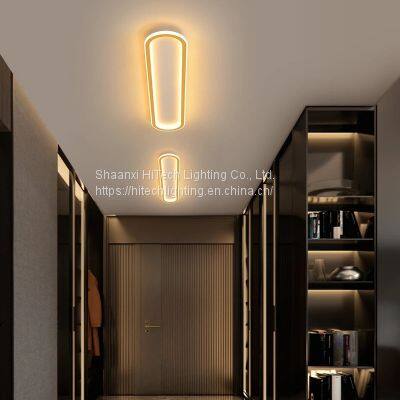 Led Acrylic Strip Chandeliers For Bedroom Balcony Aisle Lamp Lighting Modern Living Room Lights Kitchen Fixtures photo-5