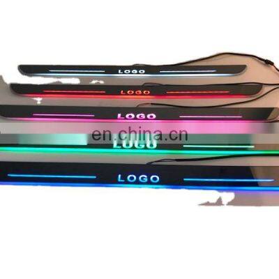 Led Door Sill Plate Strip for hyundai veloster dynamic sequential style step light door decoration step