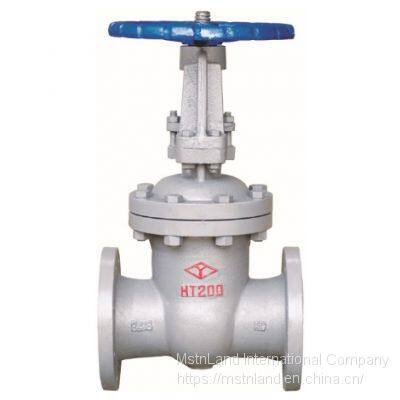 Mstnland CAST STEEL FLANGED GATE VALVE