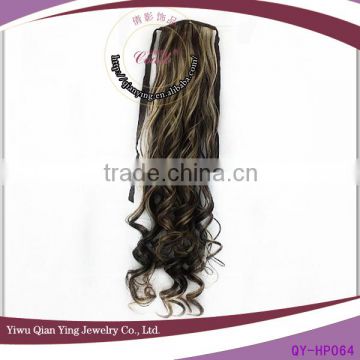 cheap grey Curly Wholesale Synthetic Hair Extension