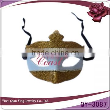 Factory supply promotional glitter party eye mask