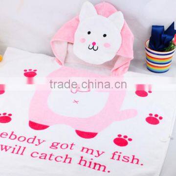 Lovely Animal Patten Baby Bathrobe photo-3