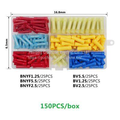 Fully Insulated Intermediate Joint Cold Press Terminal Box 6 in 1 Total 150 Pcs Combination Set BV BVF photo-5