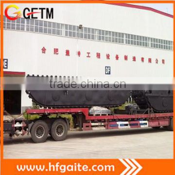 China manufacturer of float pontoon for dredging, swamp work