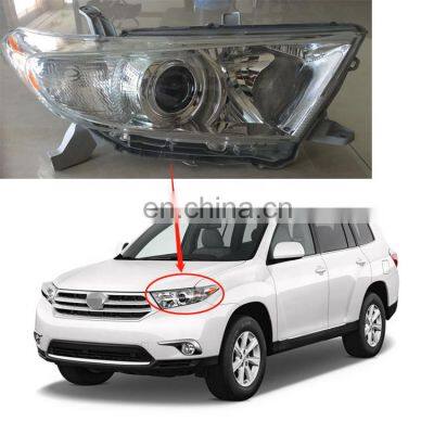 Car Body Parts Headlamp OEM 81170-0E070 81130-0E120 Headlight for Toyota Highlander 2012 2013 2014 12-14