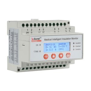 Din rail installation medical insulation monitoring instrument Acrel AIM-M200