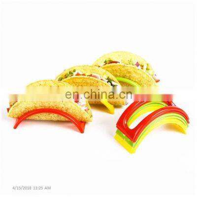 Color Plastic Shell Taco Holder photo-3