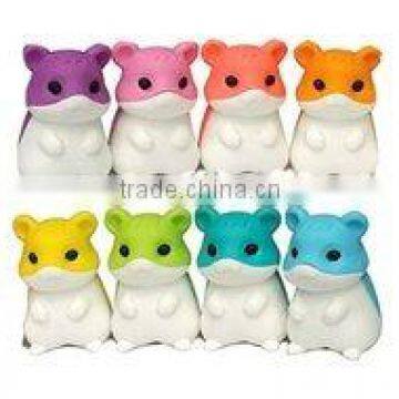 Cartoon hamster eraser for children