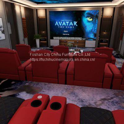 Latest Design Wholesale Price Modern Design Hot Selling Leisure Adjustable Electric Recliner Chair Movie Home Theater Sofa photo-5