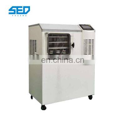 Fully automatic vacuum homemade lyophilizer vegetable fruit freeze dryer with high production efficiency